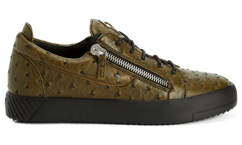 Giuseppe Zanotti Frankie mit doppeltem Reißverschluss – Green (RU20081H02)