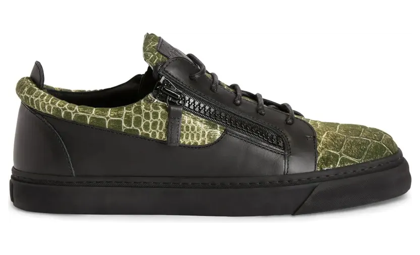 Giuseppe Zanotti Frankie mit doppeltem Reißverschluss – Black (RU00129K53)