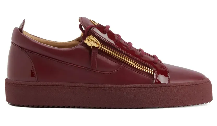 Giuseppe Zanotti FRANKIE van glanzend leer – Red (RU50000002)