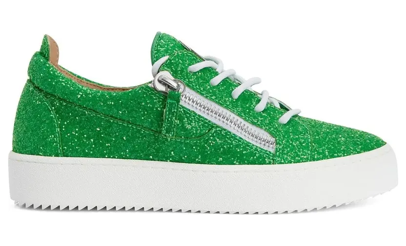 Giuseppe Zanotti Gail with glitter – Green (RW20006002)