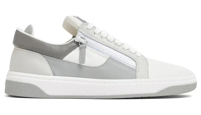 Giuseppe Zanotti GZ94 mit doppeltem Reißverschluss – White (RM30034)