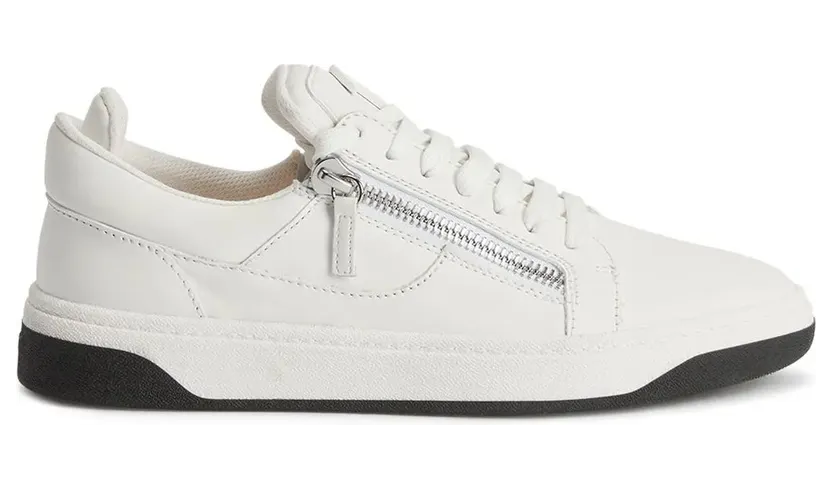 Giuseppe Zanotti GZ94 mit doppeltem Reißverschluss – White (RM30035002)