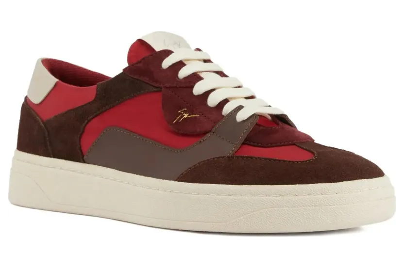 Giuseppe Zanotti GZ94 with suède vlakken – Red (RU50018005)