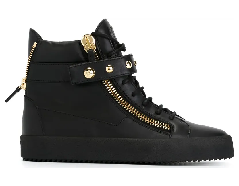 Giuseppe Zanotti High-Top- mit Reißverschlüssen – Black (RU5045001)