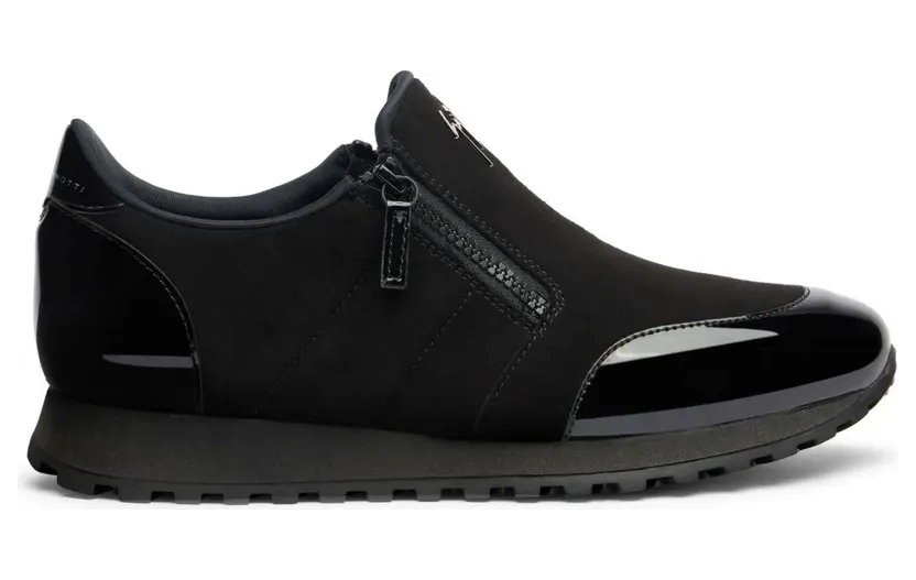Giuseppe Zanotti Ilde Run mit doppeltem Reißverschluss – Black (IU10058K04)