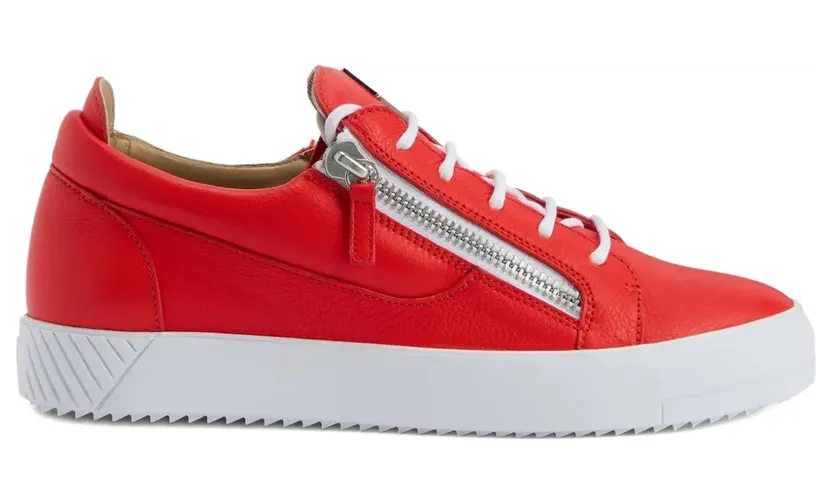 Giuseppe Zanotti Low-Top- mit Reißverschlussdetail – Rot (RU50028H04)