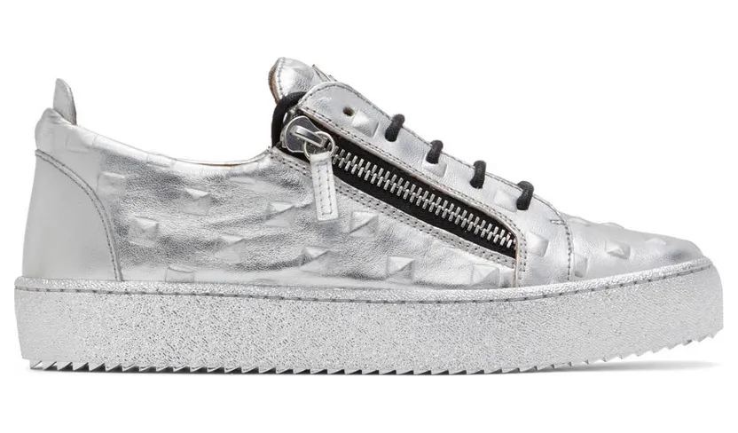 Giuseppe Zanotti Silver Pyramid Frankie (RM20059-92333)