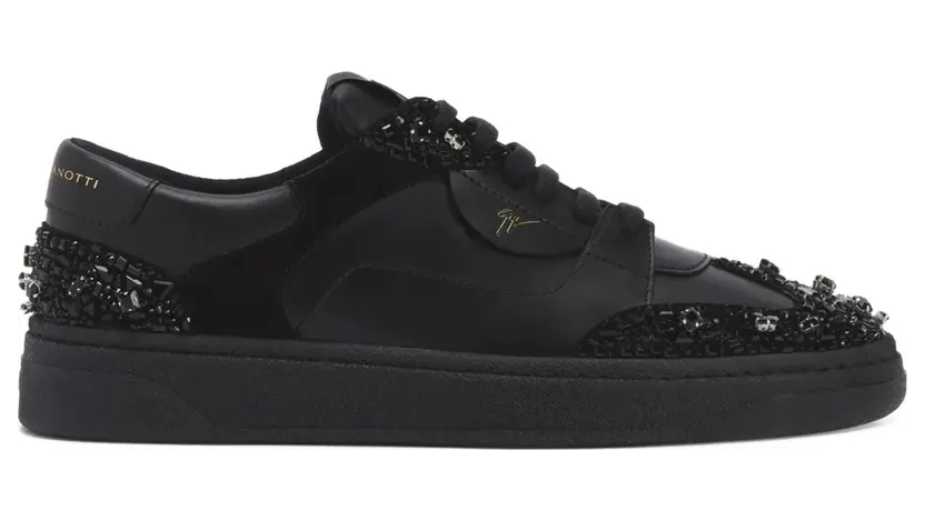 Giuseppe Zanotti Suède with kralen – Black (RU50046001)