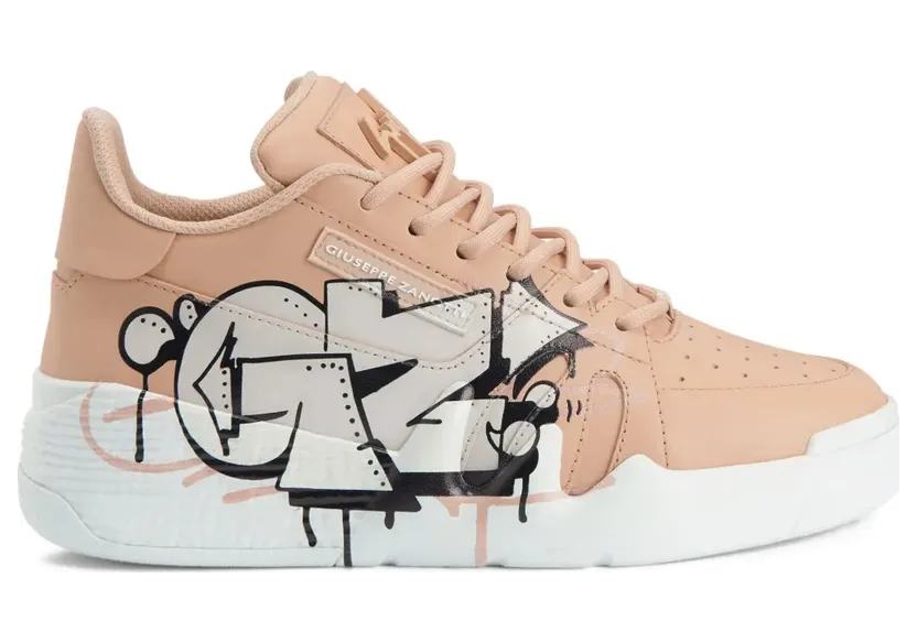 Giuseppe Zanotti Talon with print – Beige (RW30025003)