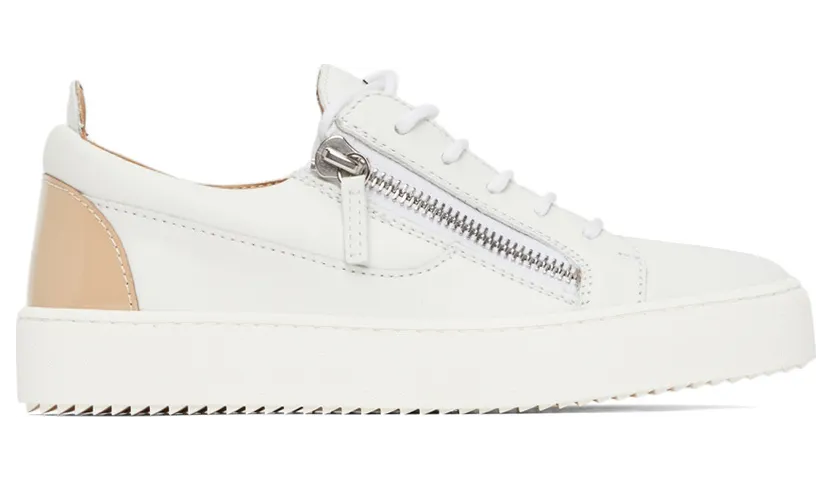 Giuseppe Zanotti White & Beige Gail (RS10035 89492)