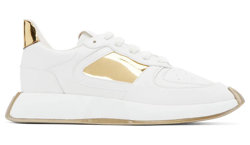 Giuseppe Zanotti White & Gold Ferox (RM20033-91680)