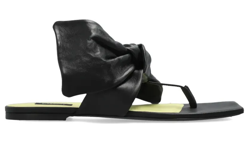 Givenchy Boudoir geknoopte leren Sandals – Black (BE30B9E2H6)