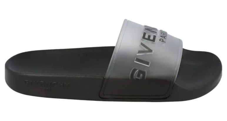 Givenchy Logo Slide Sandals White Black (BE3004-E188-116)