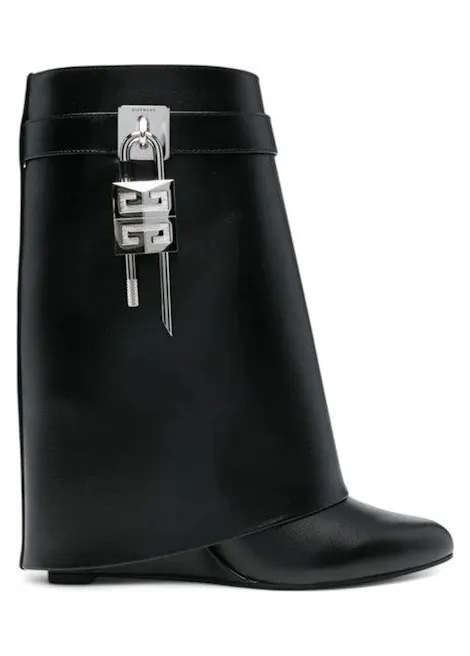 Givenchy Shark Lock Pant Ankle Boots Black (BE602RE147001)