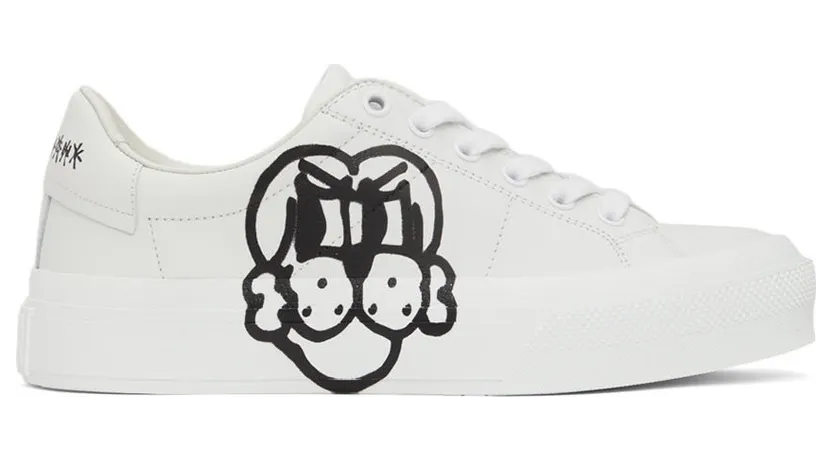 Givenchy White Graphic City Court (BE0027E19Y116)