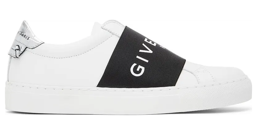 Givenchy White & Silver Elastic Urban Knots 132 White/Silver Gre (BE0005E10H)