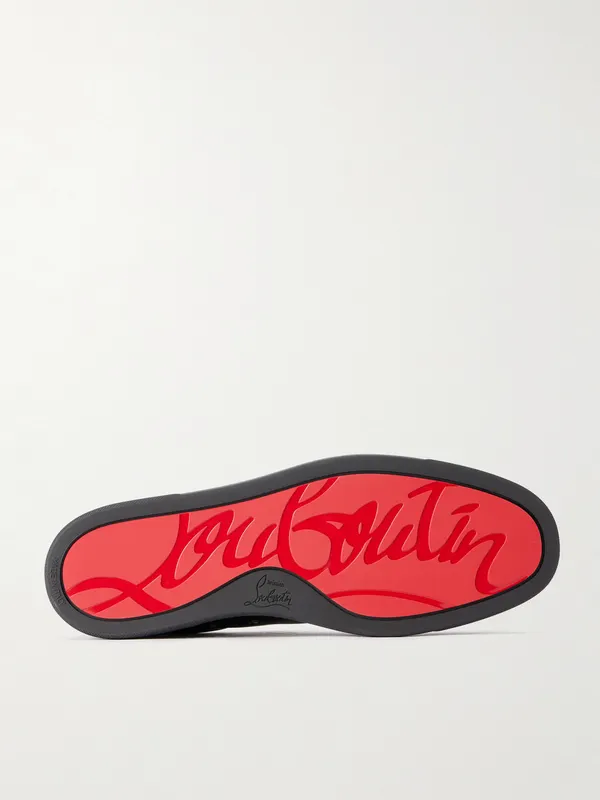 Christian Louboutin Retero Leather Sneakers Black (1260322) (3)