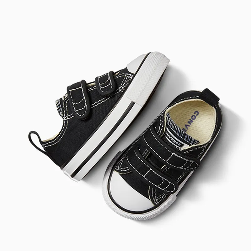 Converse Chuck Taylor All Star Ox Hook And Loop TD “Black” (7V603)