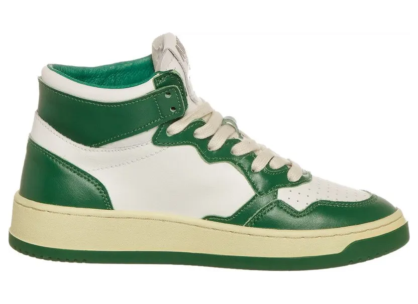 Autry Medalist Mid White / Green (AUMWWB03) (3)