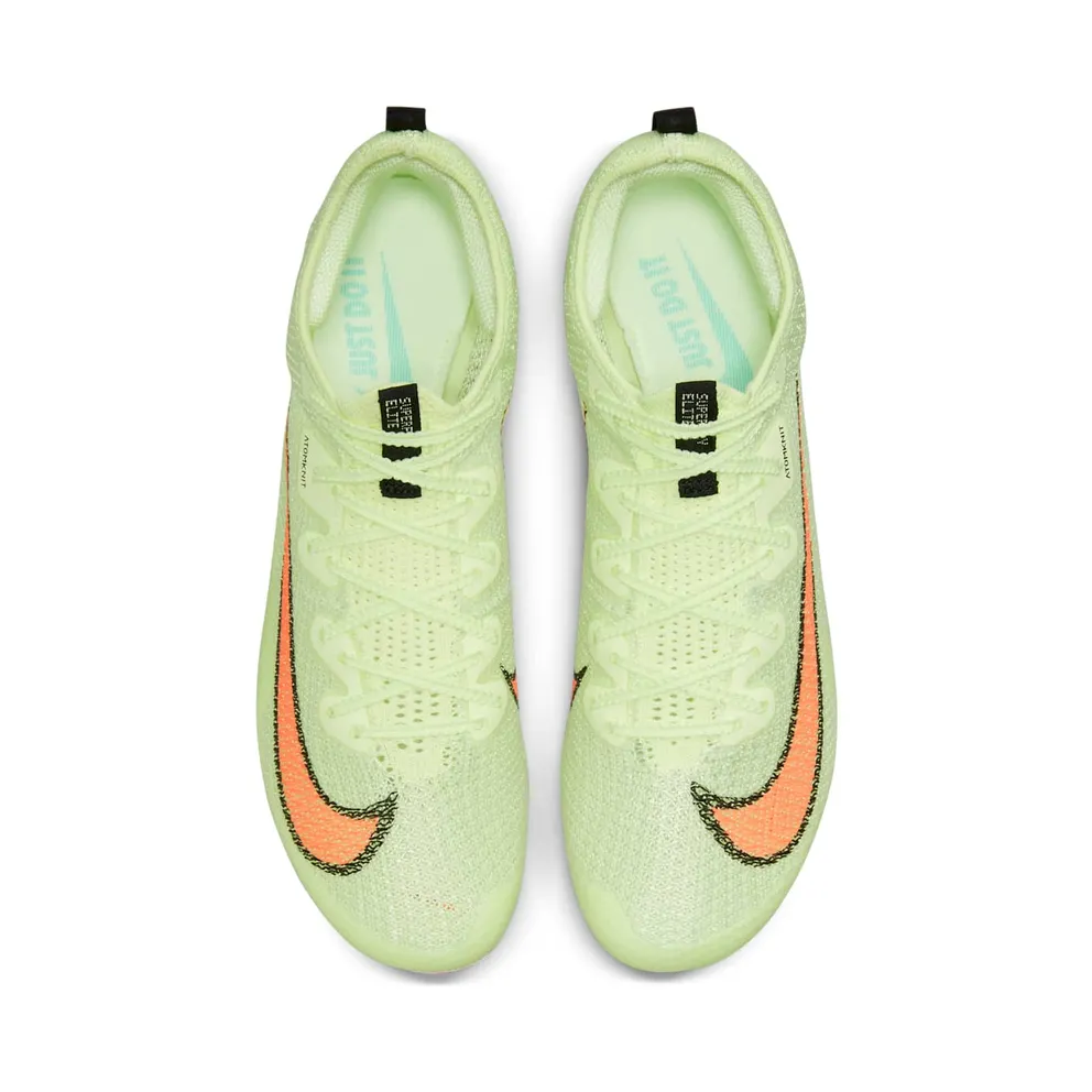 Nike Zoom Superfly Elite 2 Field and Track sprint spikes Yellow (CD4382-700)