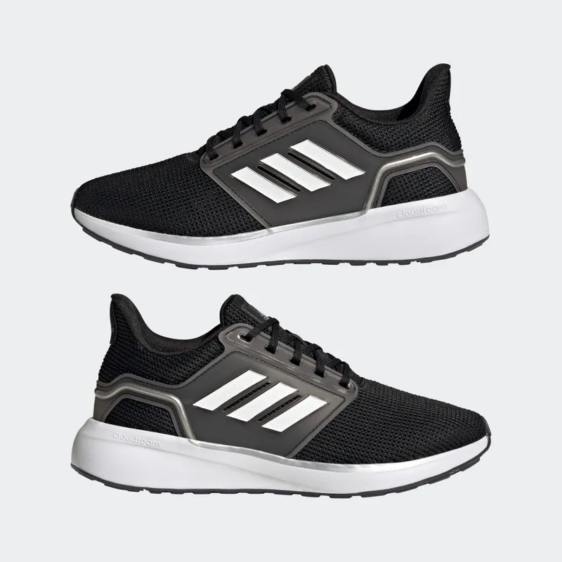 Adidas EQ19 Run Core Black / Cloud White / Silver Metallic (GY4731)