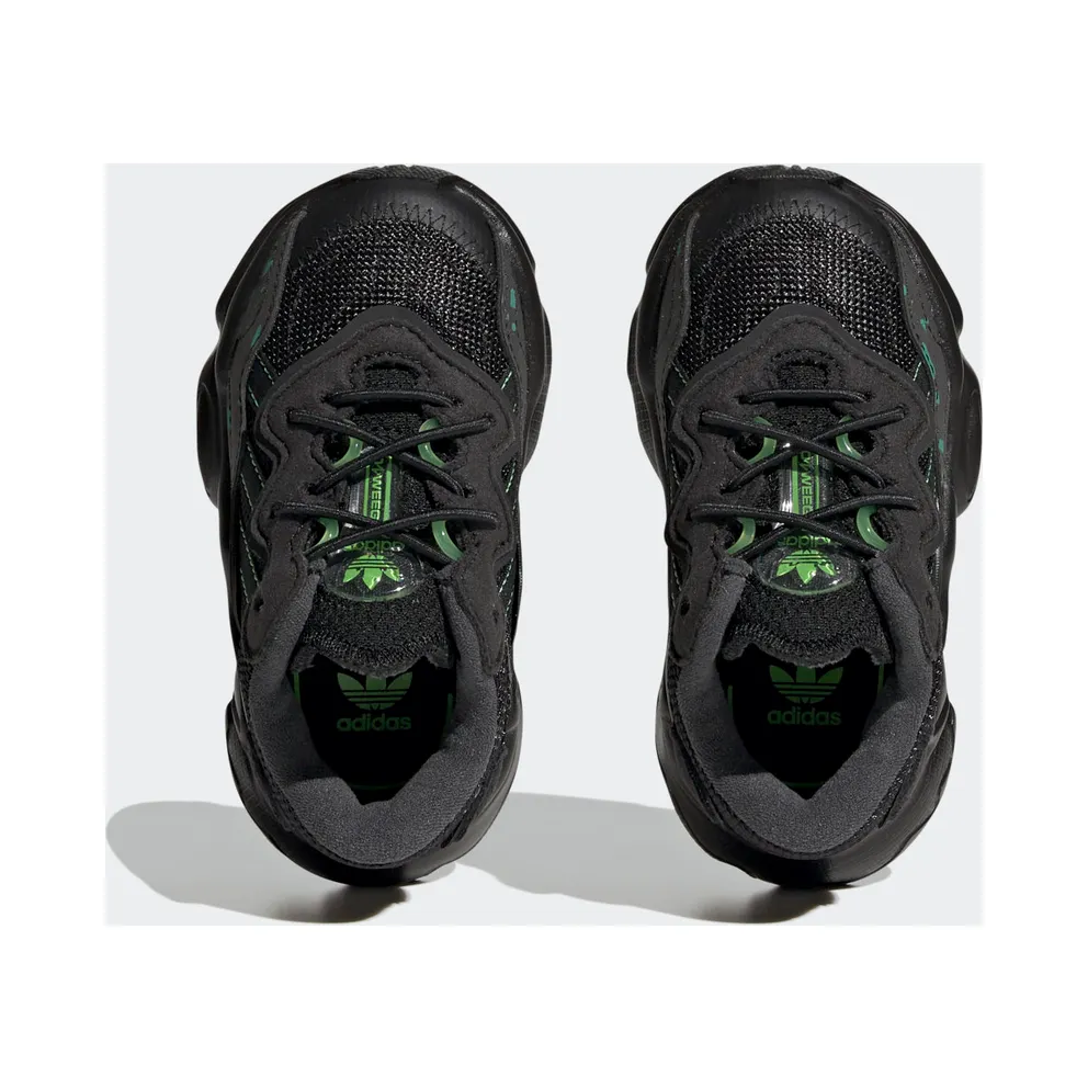 Adidas OZWEEGO Core Black / Core Black / Solar Green (HR0242)