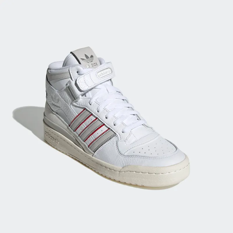 Adidas Forum Mid Cloud White / Grey One / Blue (H03434)