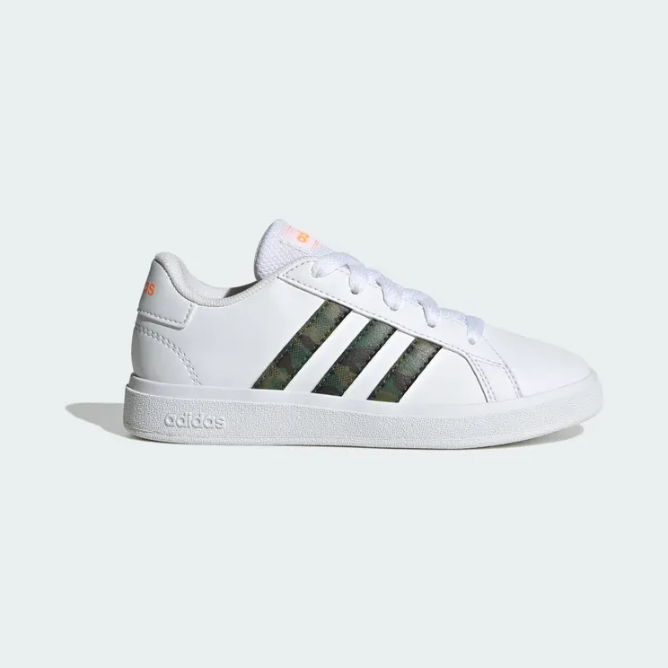 adidas Grand Court Lifestyle Tennisschoenen Cloud White / Cloud White / Screaming Orange (IF2884)
