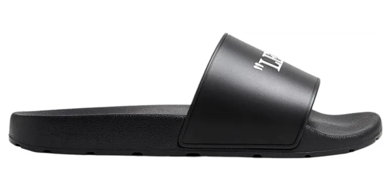 OFF-WHITE Quote Sliders Black White (OWIU002C99MAT0011001)