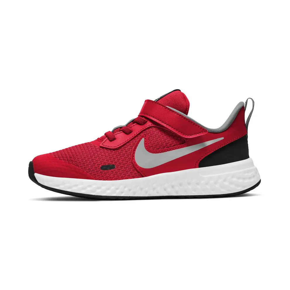 Nike Revolution 5 “University Red / Black / White / Light Smoke Grey” (BQ5672-603)
