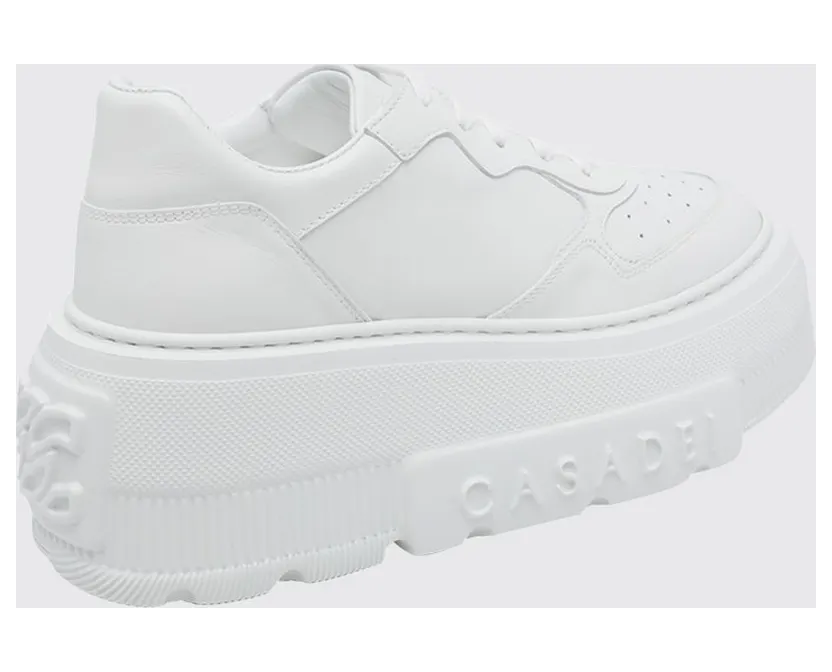 Casadei Leather Platform Sneakers White (2X115B0701SALEN9999) (2)