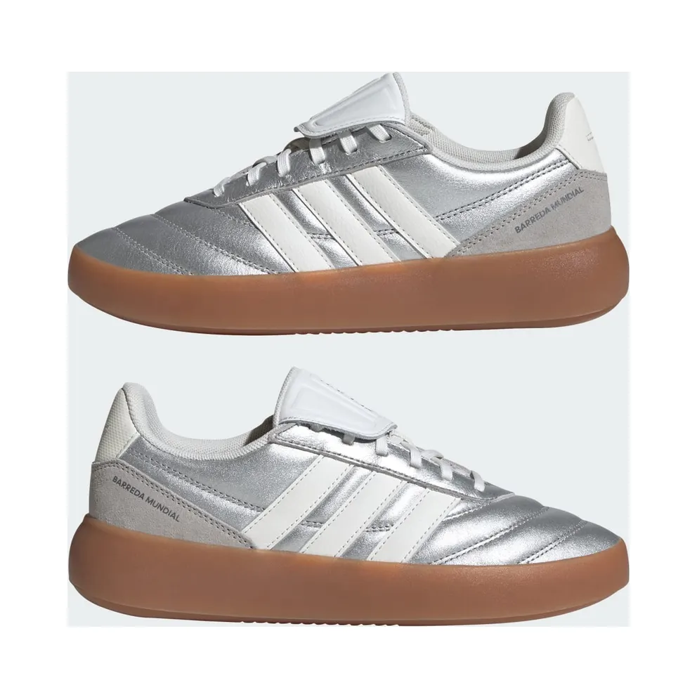 Adidas BARREDA MUNDIAL-Shoes Silver Metallic / Core White / Iron Metallic (HP6922)