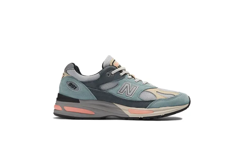New Balance 991 MiUK Silver Blue Turbulence (U991SG2)