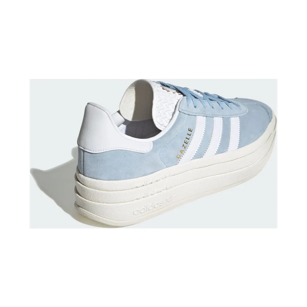 adidas Gazelle Bold Clear Sky / Cloud White / Gold Metallic (ID6991)