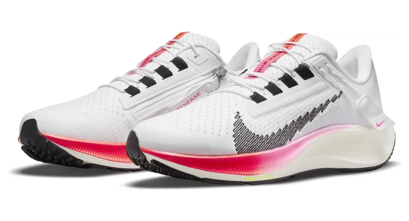 Nike Air Zoom Pegasus 38 FlyEase Eenvoudig aan en uit te trekken Wit (DJ5413-100)