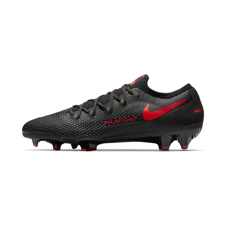 Nike Phantom GT Pro FG “Black / Dark Smoke Grey / Chile Red” (CK8451-060)