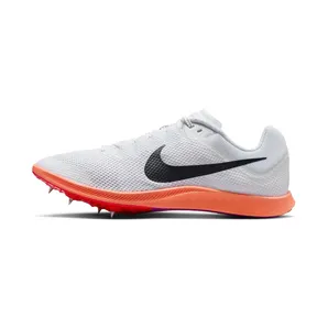 Nike Zoom Rival Distance “White / Bright Crimson / Hyper Turquoise / Obsidian” (FZ9653-101)