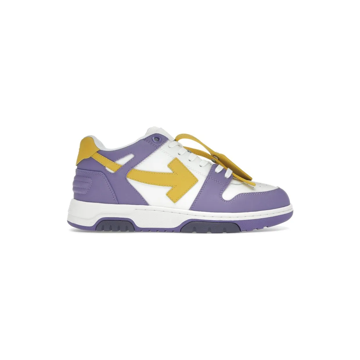 OFF-WHITE Out of Office White Purple Yellow (omia189s23lea0013718)