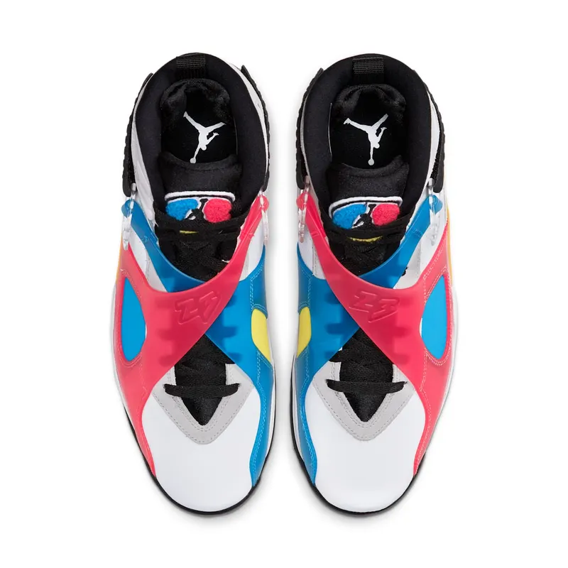 Jordan 8 SP Retro SE White Multicolor White/Black-Red Orbit (BQ7666-100)