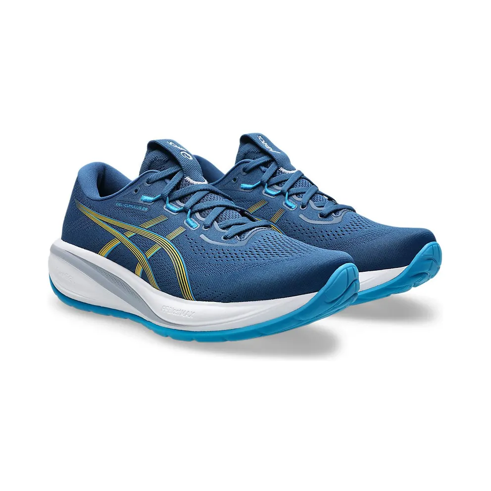 ASICS GEL-CUMULUS 28 “Twilight Blue / Yamabuki” (1011C143-403)