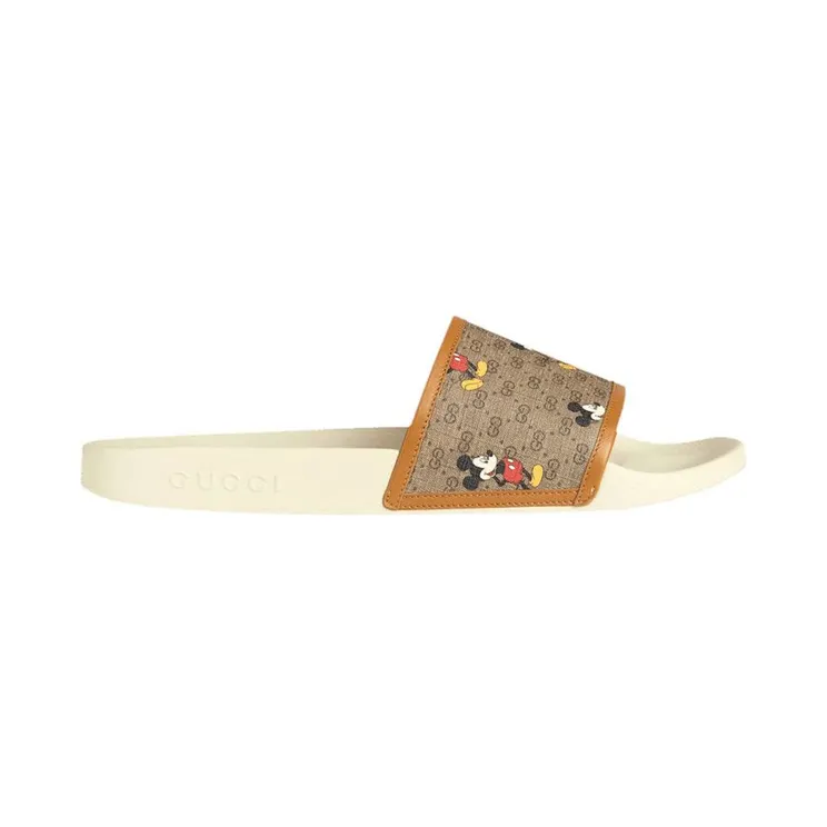 Gucci x Disney GG Mickey Slides Beige (603702 HWU60 8488)