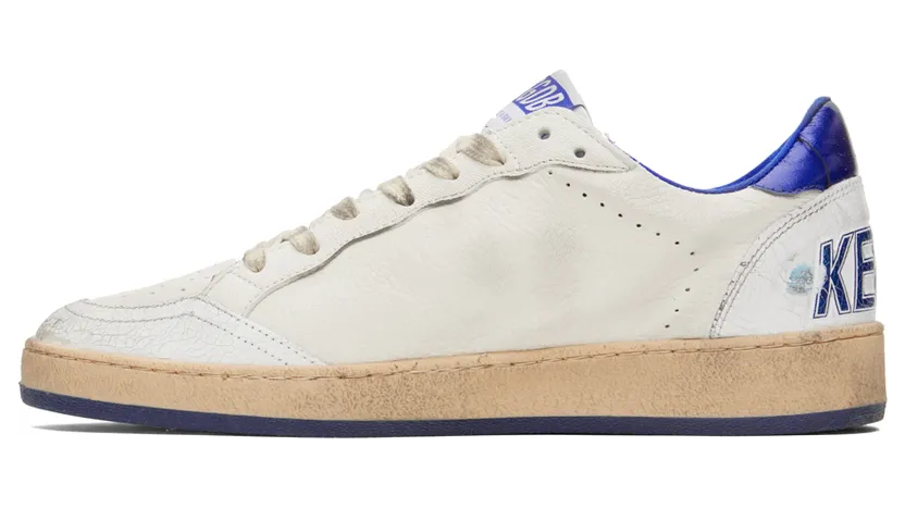 Golden Goose White & Blue Ball Star Sneakers (GMF00117.F002198.10327) (3)