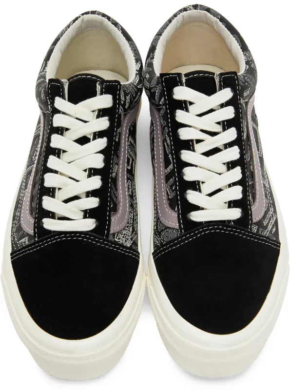 Vans Black & Purple UA OG Old Skool LX (VN0A4P3X92M)