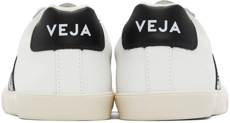 Veja White & Black Esplar Sneakers (EO0200005)