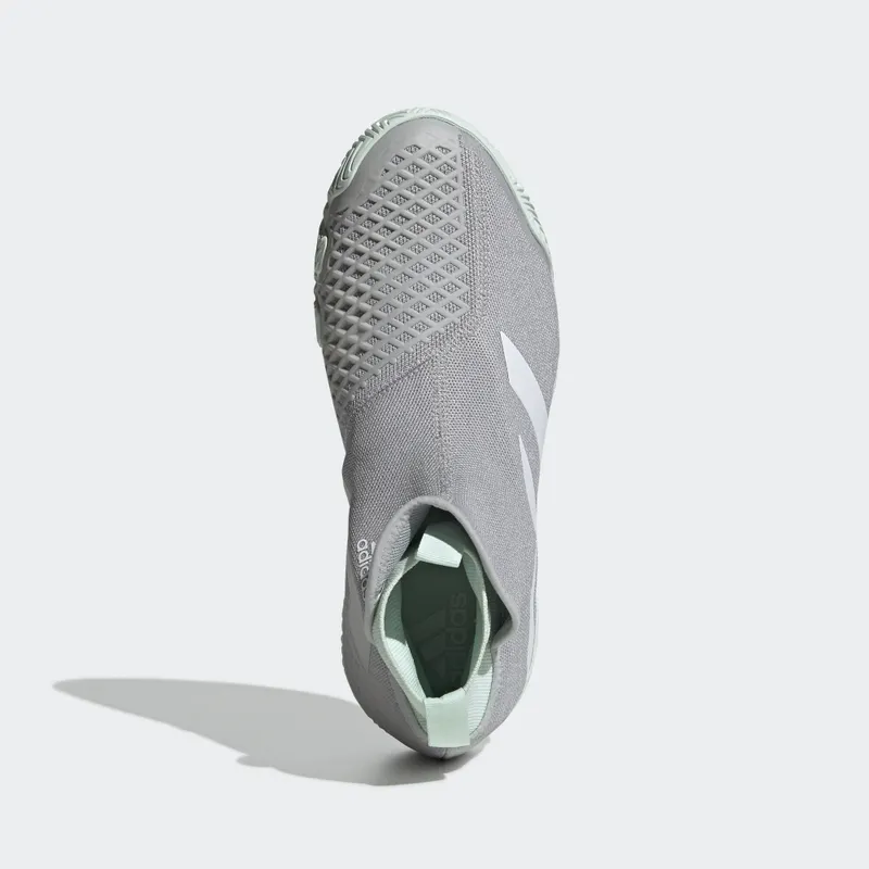 adidas Stycon Laceless Hard Court Grey Two Dash Green Grey Two/Cloud White/Dash Green (EG2211)