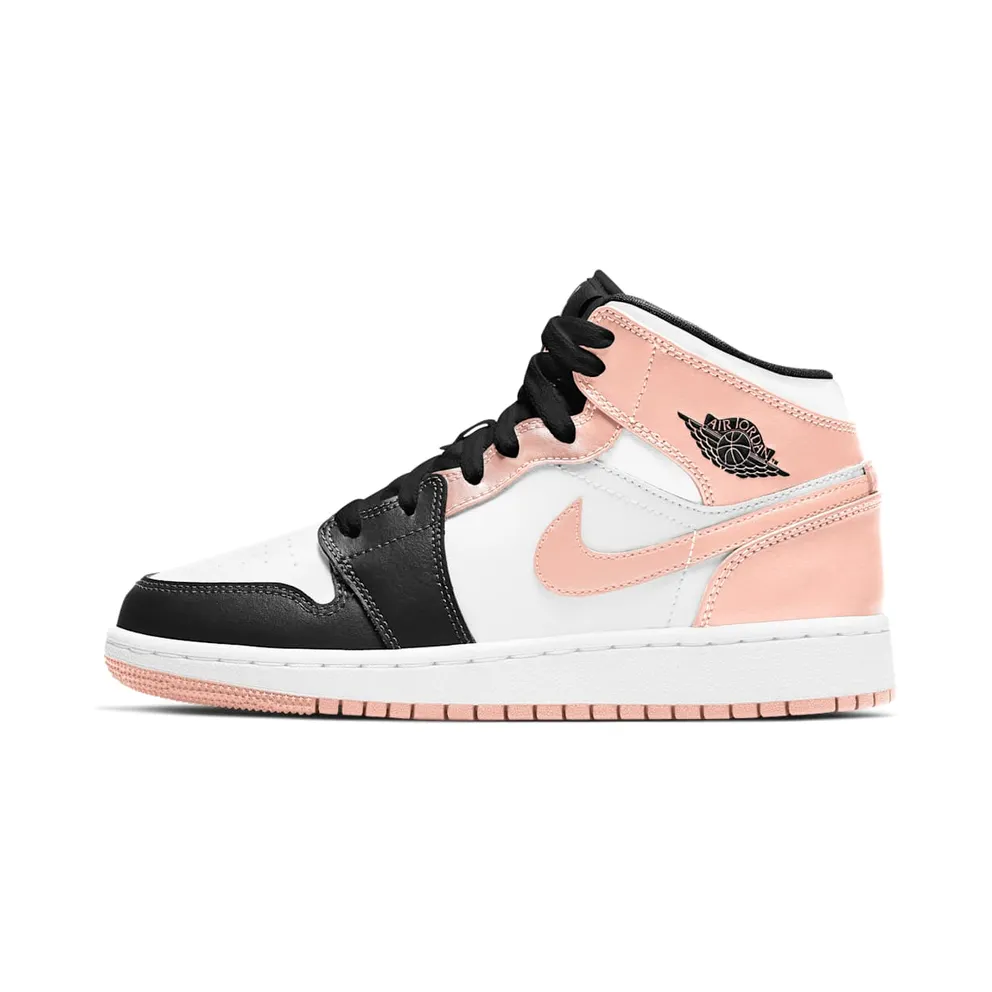 Jordan 1 Mid Crimson Tint Toe (GS)