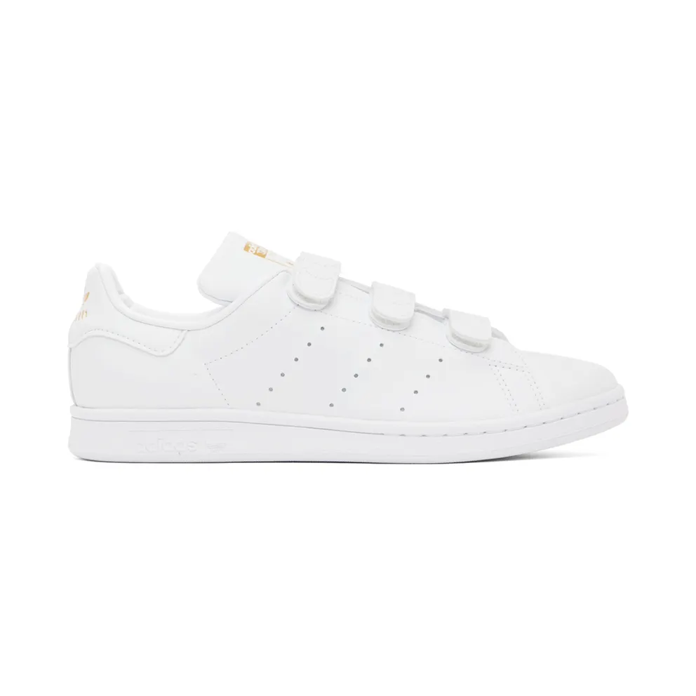 adidas Stan Smith Schuh Cloud White / Cloud White / Gold Metallic (FX5508)