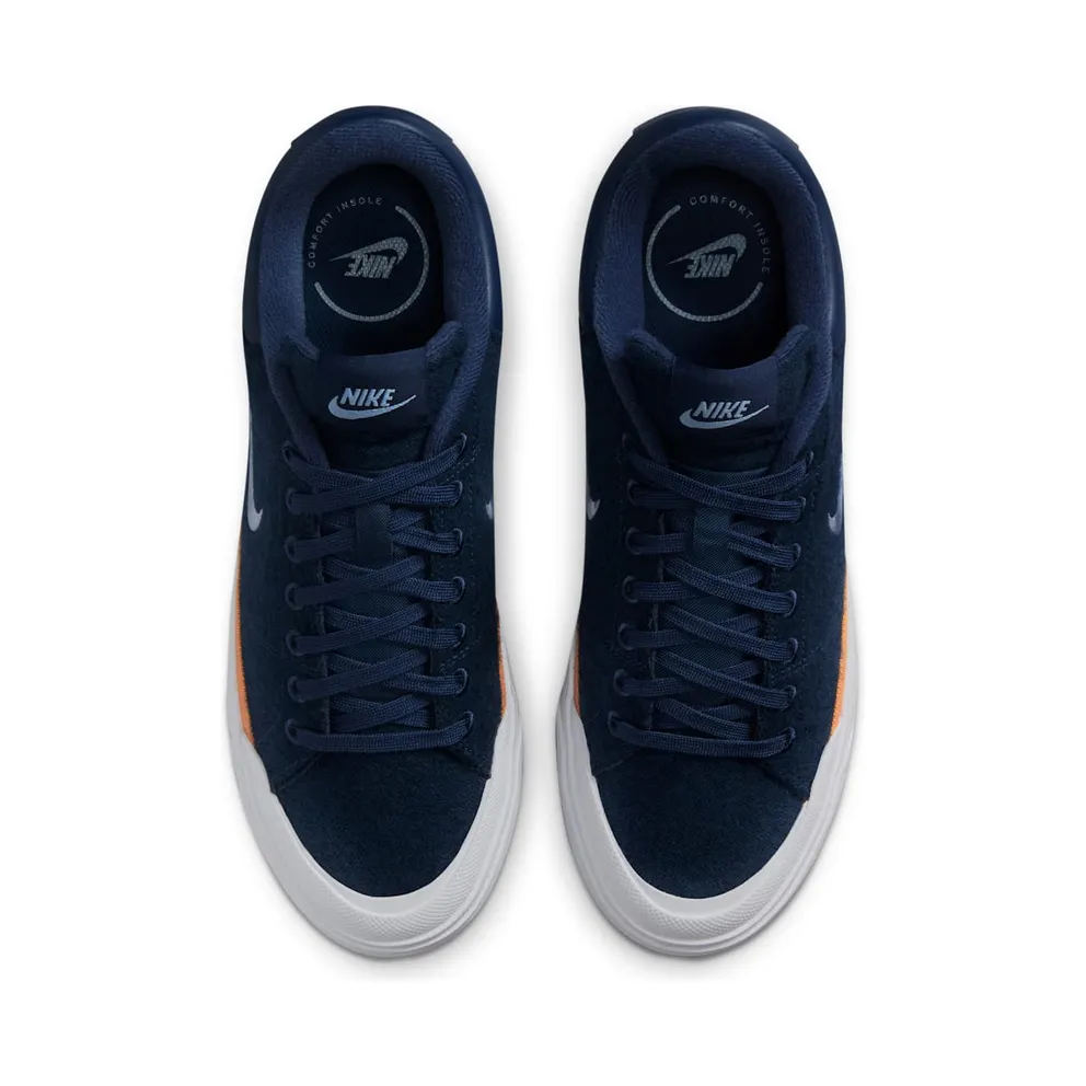 Nike Court Legacy Lift Midnight Navy Flax White (FZ2606-400)