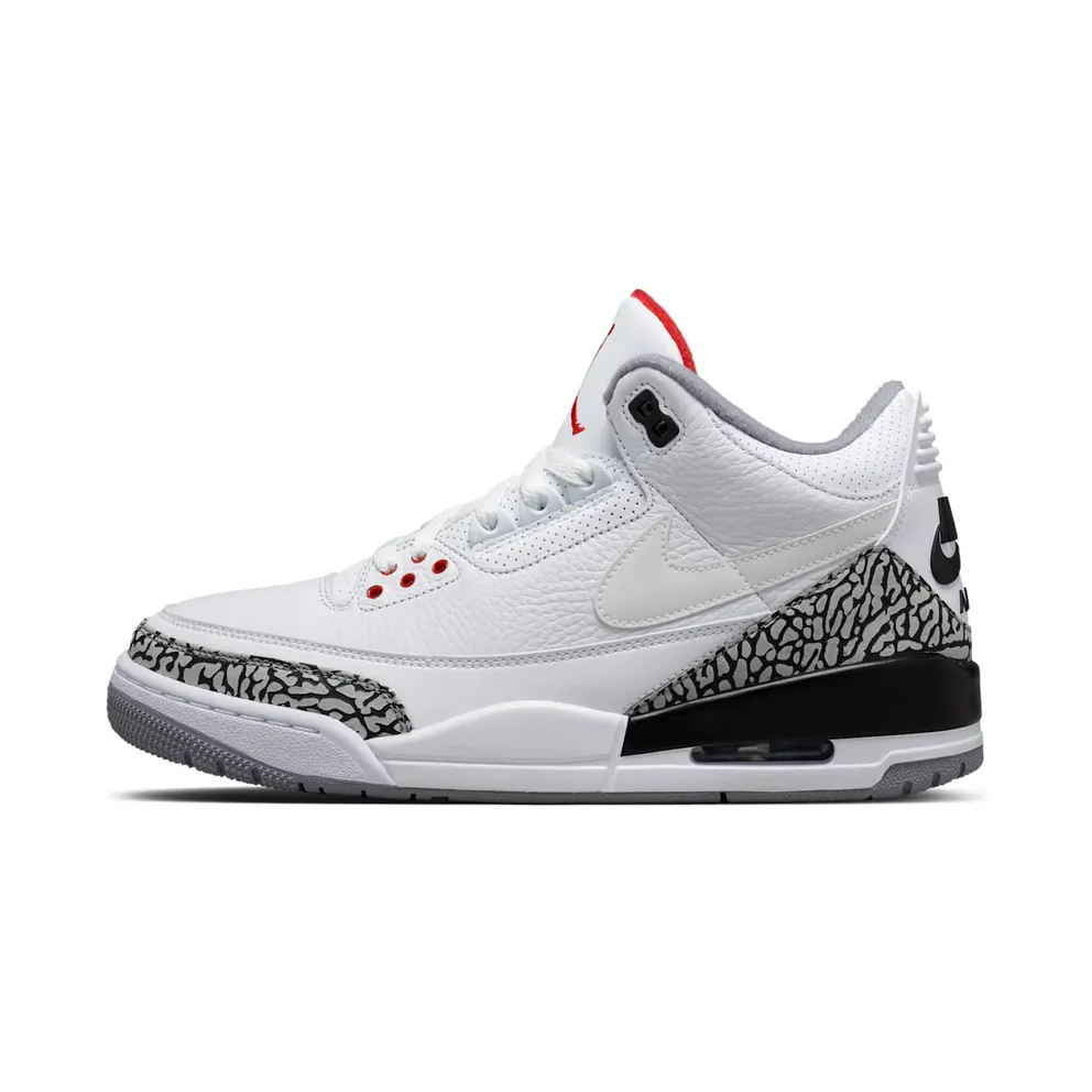 Jordan Air 3 JTH Super Bowl White/Fire Red/Black (AV6683-160)