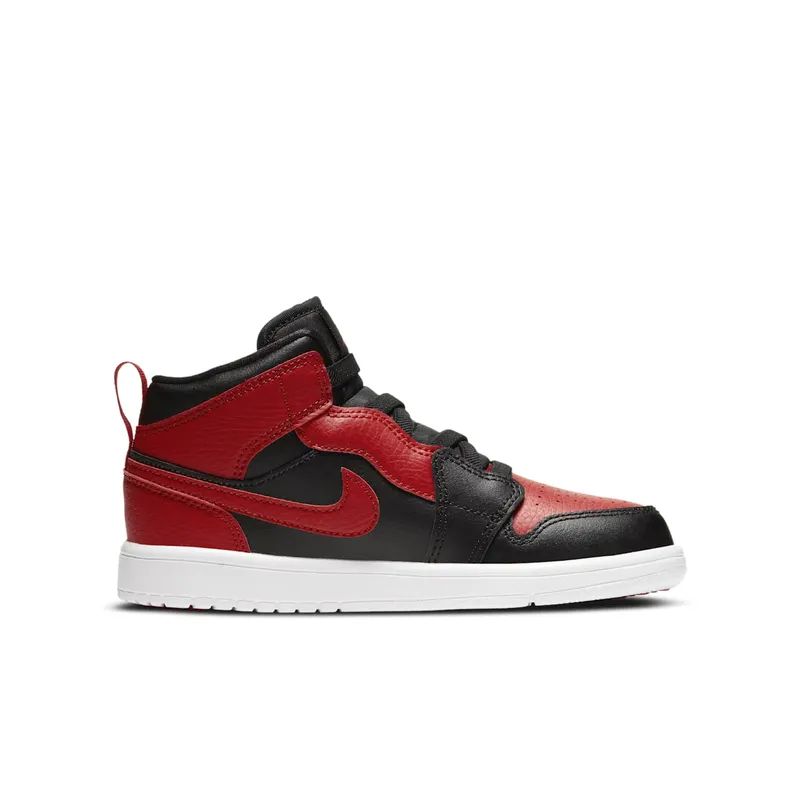 Jordan 1 Mid Alt Banned 2020 (PS) Black/University Red-Black-White (AR6351-074)